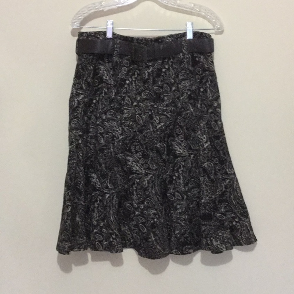 Brown corduroy skirt
